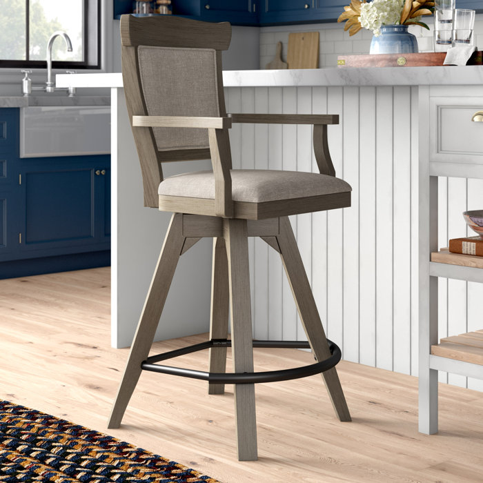 Three Posts™ Blissfield Swivel Bar & Counter Stool Wayfair